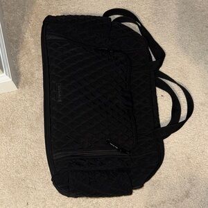 Vera Bradley Black Quilted Diaper Bag